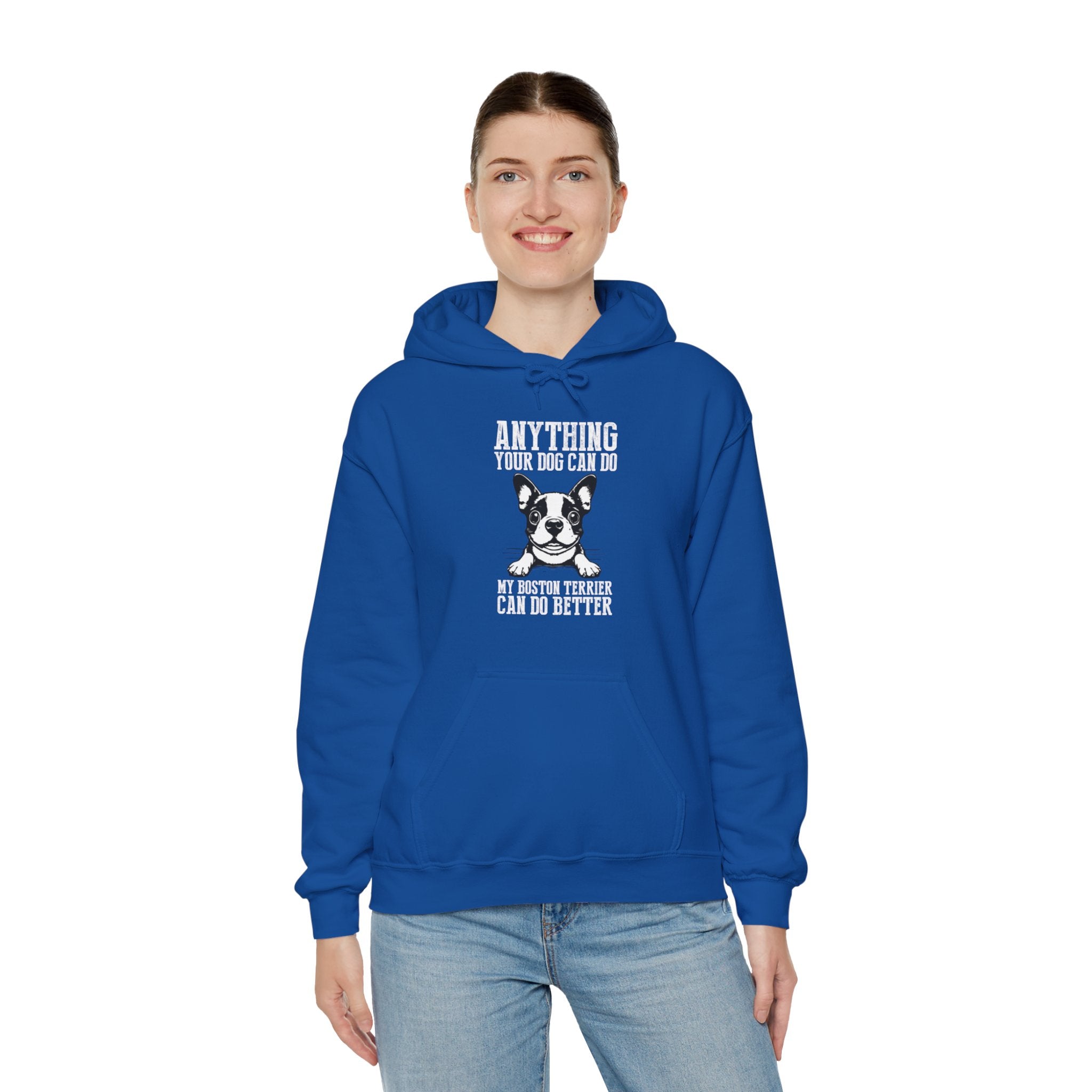 Street-Ready Lizzie - Unisex Hoodie For Boston Terrier Lovers for Daily