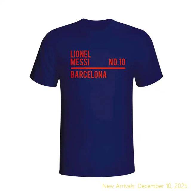 Barcelona (barca) T-shirt - Match Quality - La Liga - Fan Gear