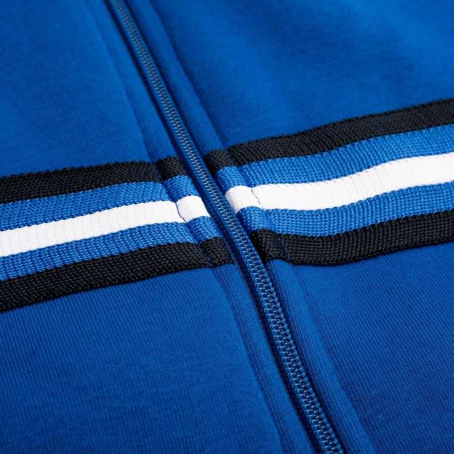 [EFKS] Odense Boldklub Hoodie Premium Zip Kids Blue Apparel