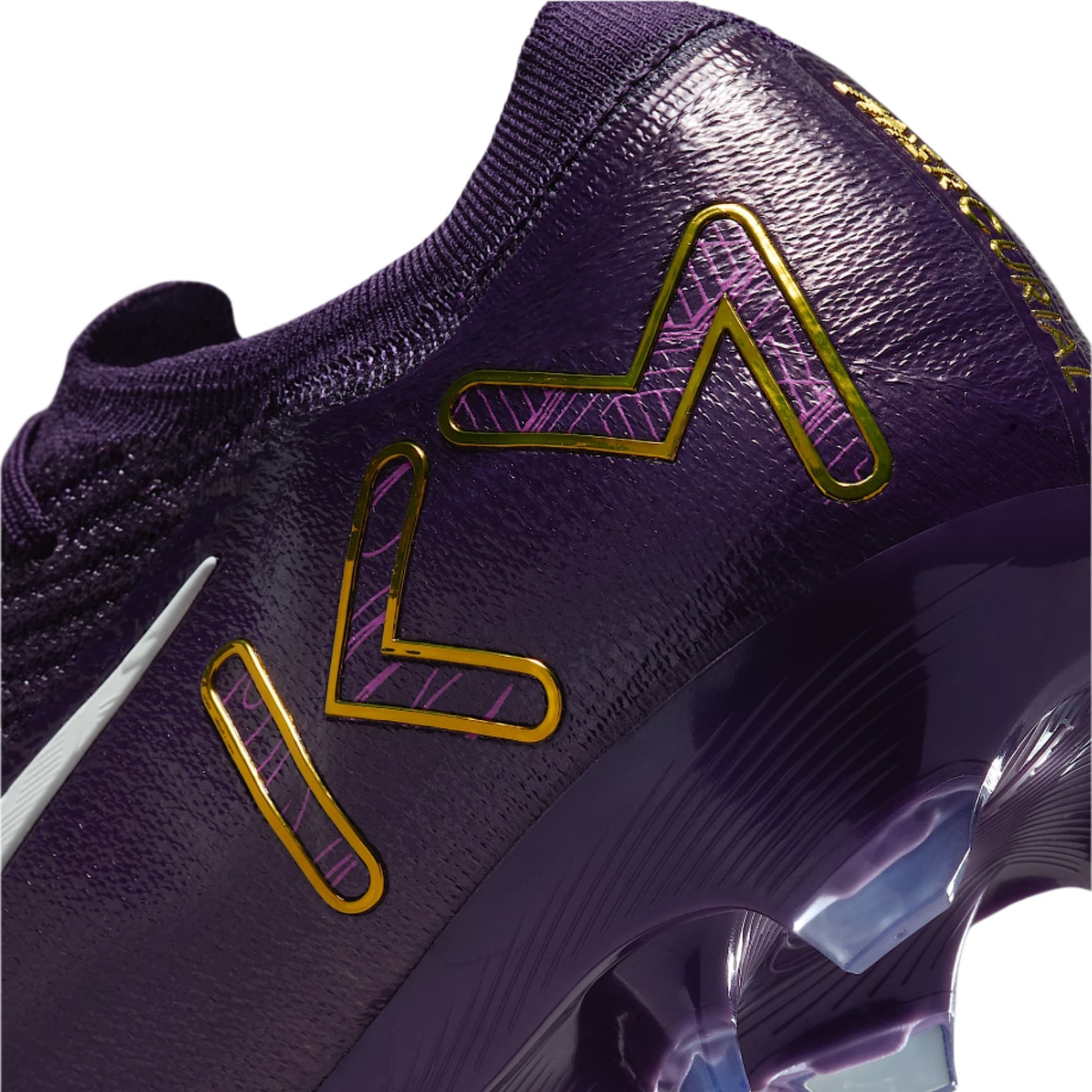 Nike Zoom Vapor 16 Elite Kylian Mbappe KM FG Soccer Cleats (Grand Purple/Pale Ivory)