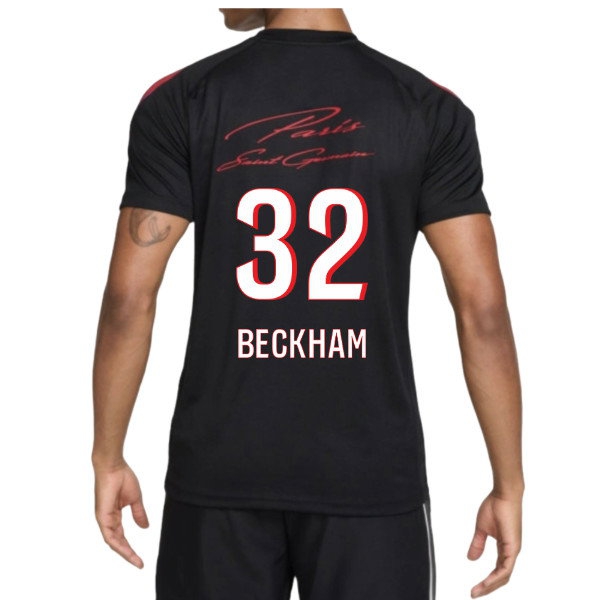 [DDJ] 2026-2027 PSG Strike Training Shirt (Black) (Beckham 32)
