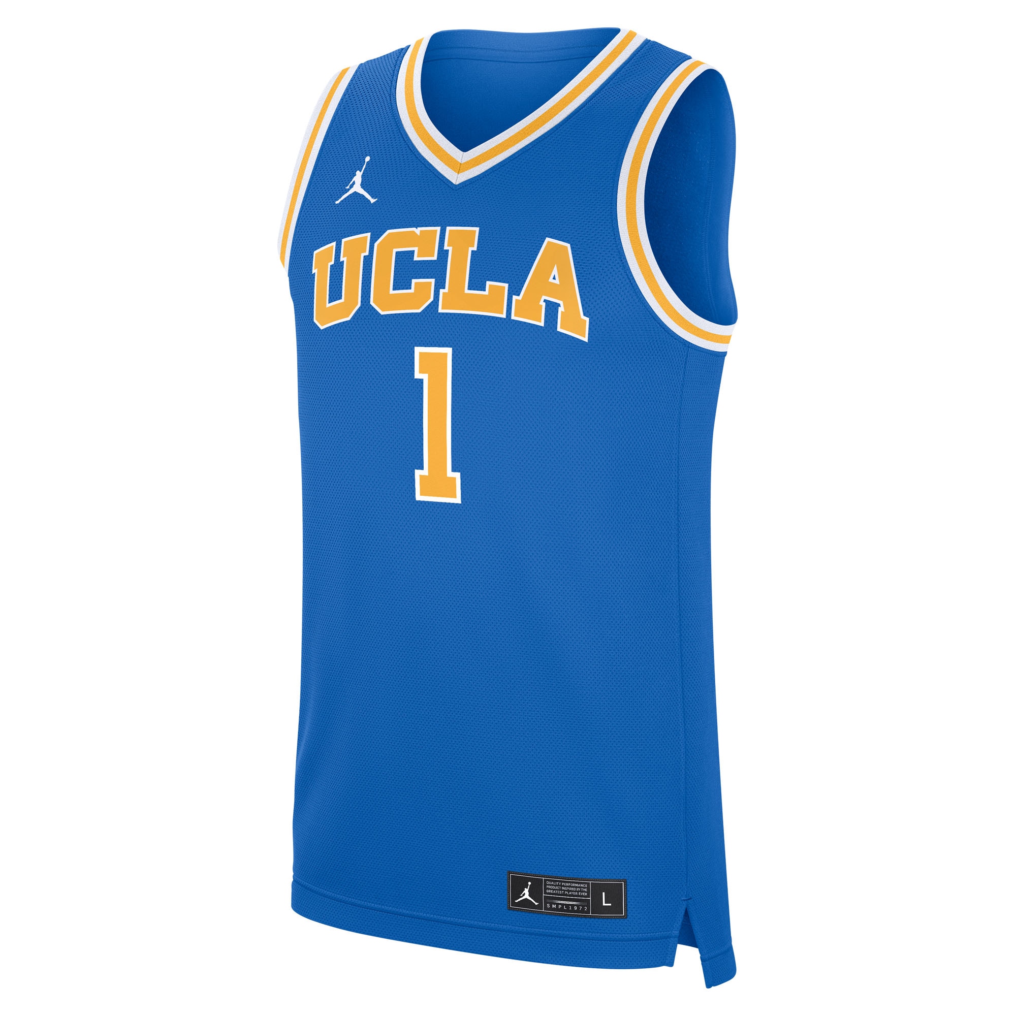 [NJP] UCLA Bruins Road Replica Basketball Jersey - Blue