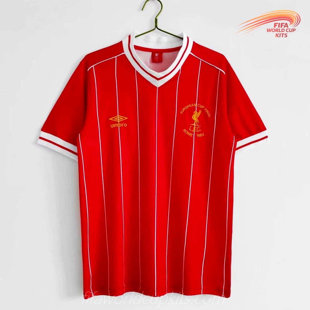 Soccer Uniform of Liverpool 1984 season
