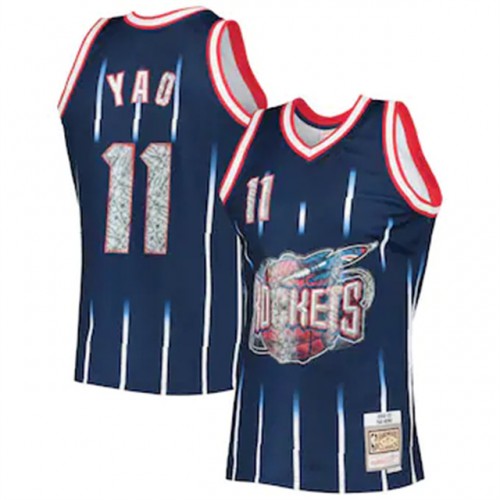 Yao #11 HOU Signature Edition NBA Game Jersey Performance