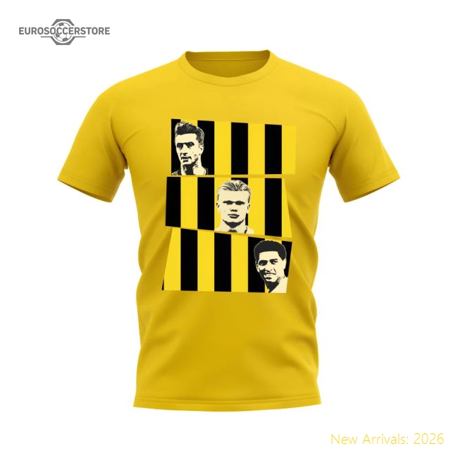 Premium Reus Haaland Bellingham Borussia Dortmund Trio T-Shirt