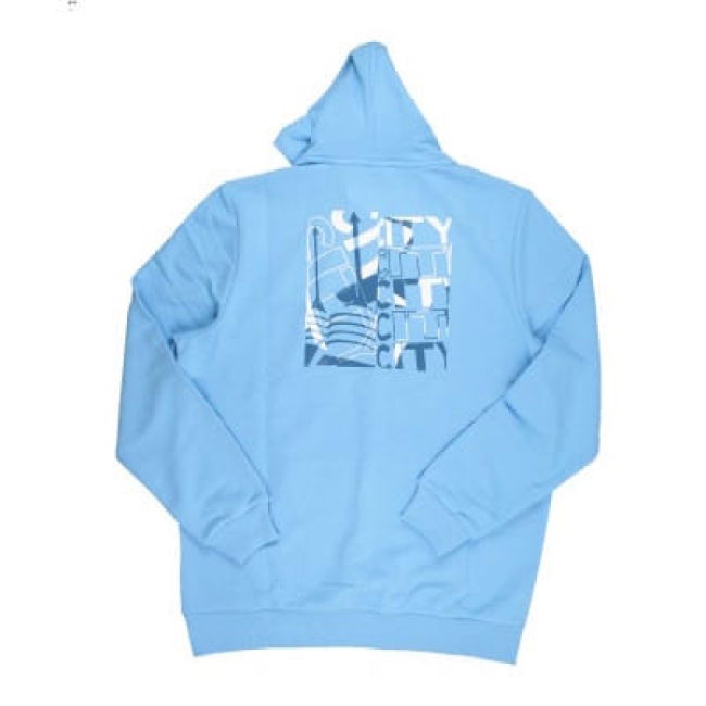 2023-2024 Man City FtblCore Graphic Hoody (Light Blue) (Limited Edi...