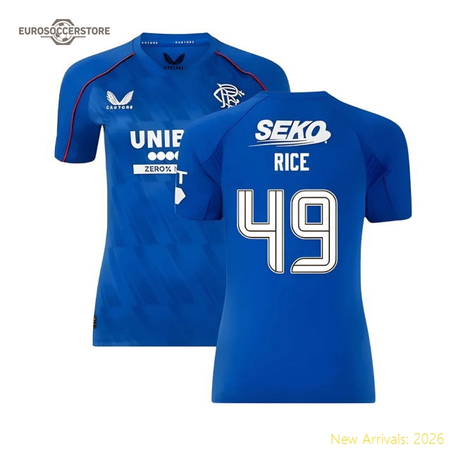2024-2025 Football Team Womens Luxury Jersey Rice Advanced Textile