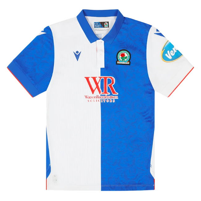 2024-20 Blackburn Home Shirt with L M S Kids