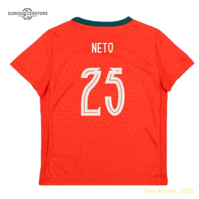 2025-2026 Portugal Home Mini Kit (Neto 25)