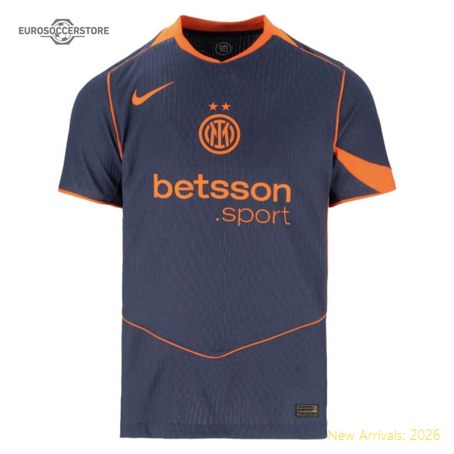 Fan-Favorite 2025-2026 Inter Milan Authentic Dri-Fit Adv Third Shirt