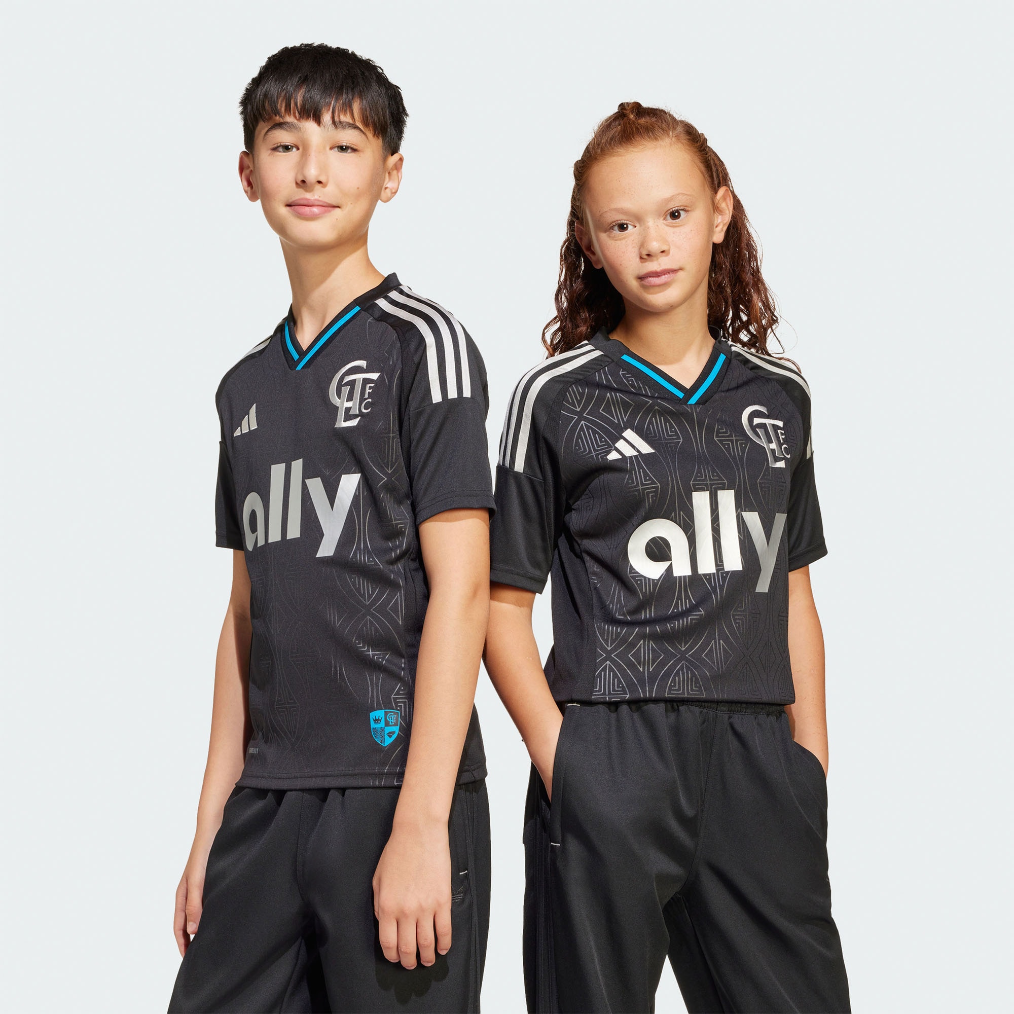 [JED] Charlotte FC Youth 2025 Fortress Kit Replica Jersey - Black