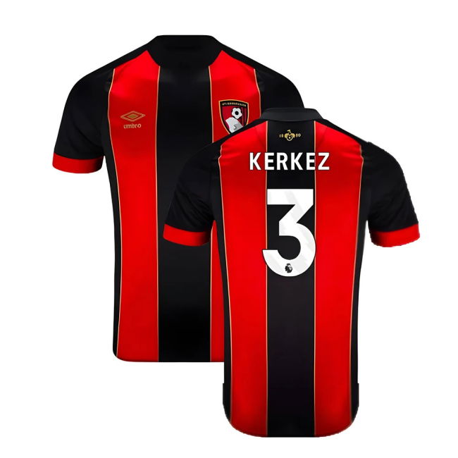 2024-2025 Bournemouth Home Shirt (Kerkez 3) | Premium Material