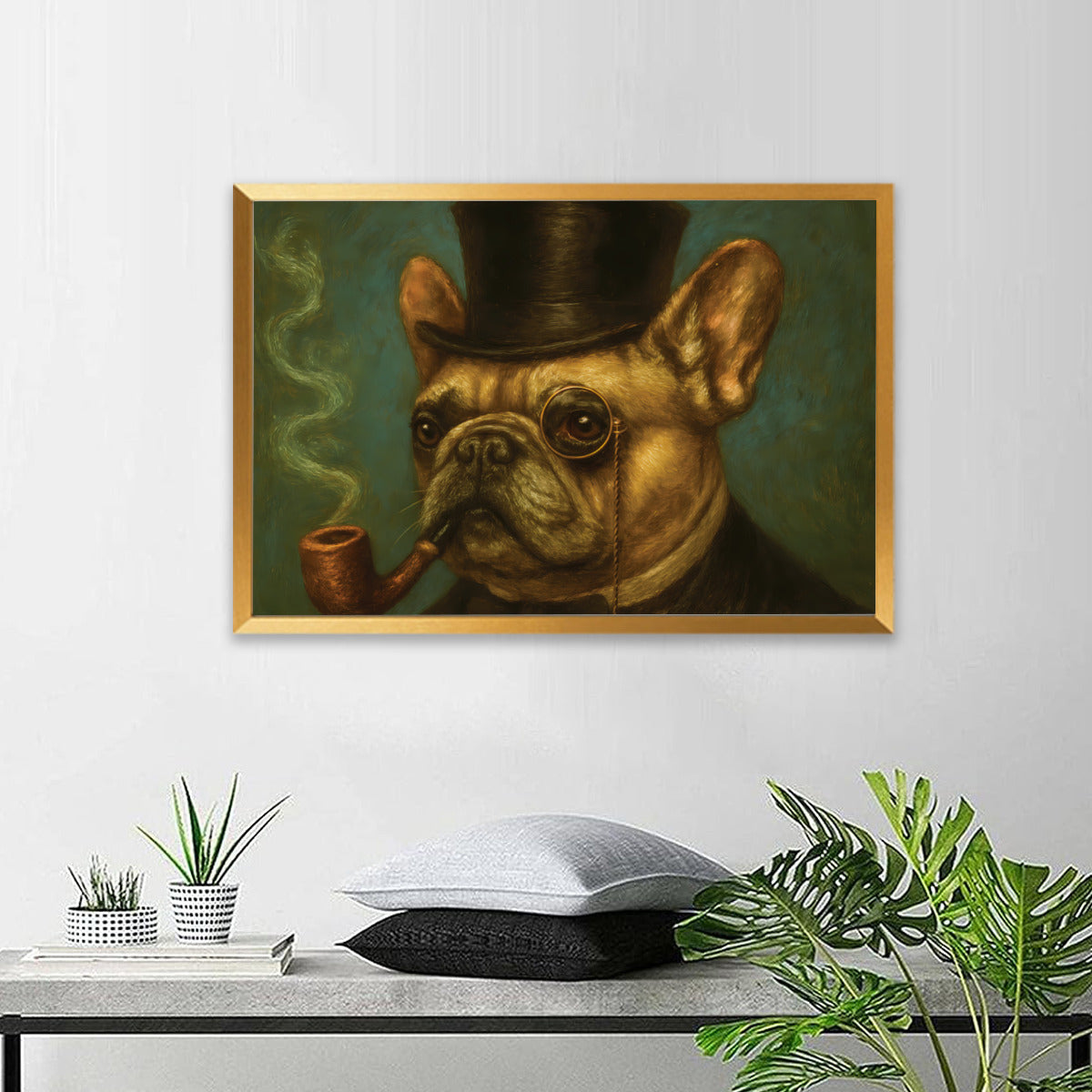 French Bulldog Betty Framed Poster • Wall Decoration Durable Dog Item