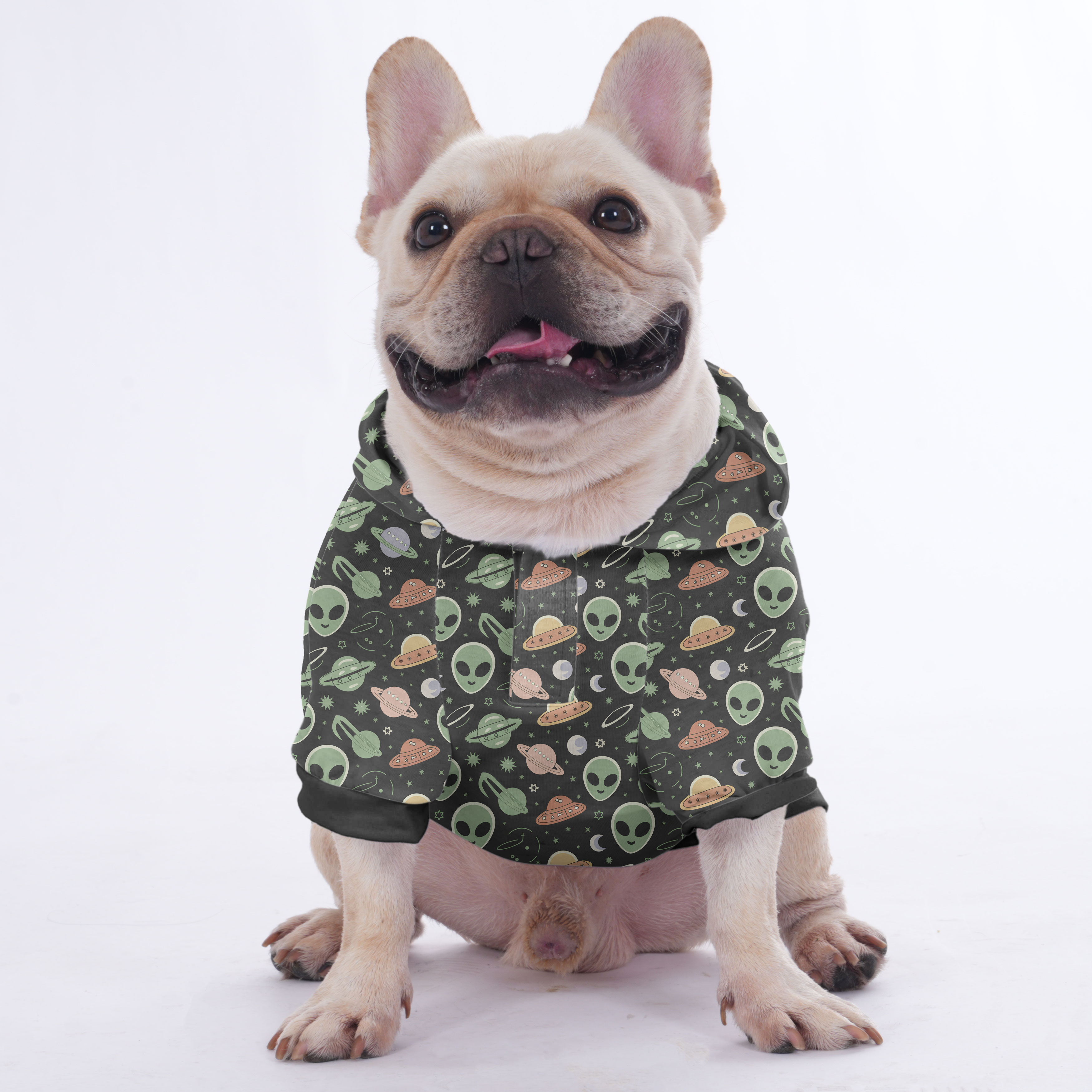 The Alien - Hoodies for French Bulldog | Frenchie Shop Original