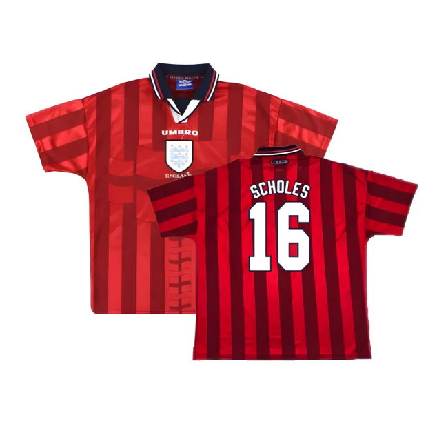 England National Team Rare Piece Away Limited Shirt (SCHOLES 16)