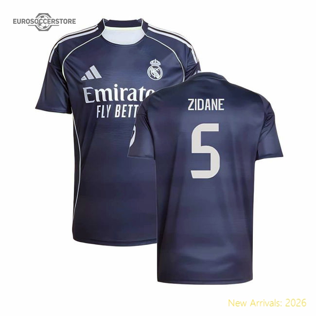 Premium 2025-2026 Real Madrid Alternate Jersey (zidane 5)