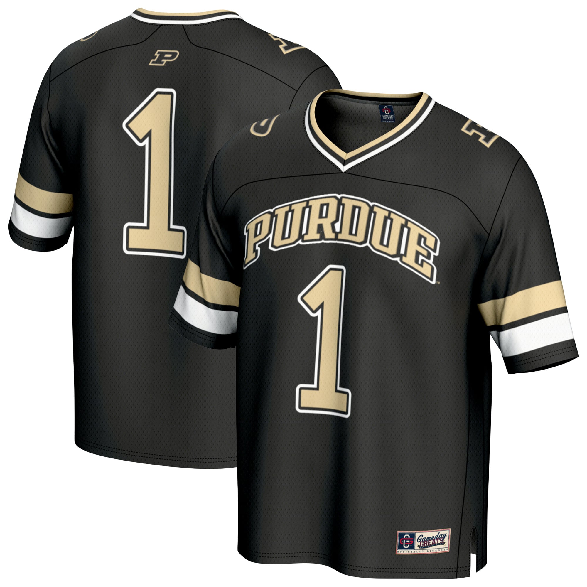 #1 Purdue Boilermakers GameDay Greats Youth Collegiate Football Fashion Jersey - Black