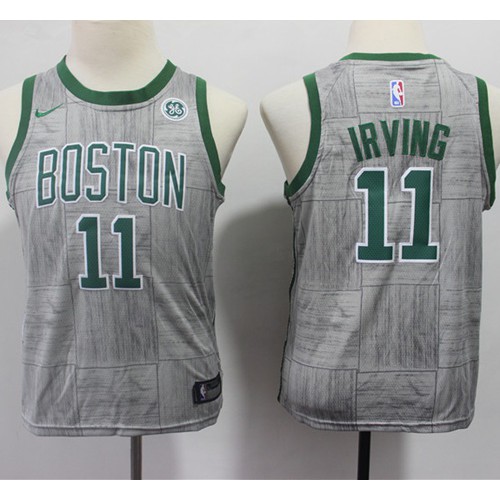 Celtics Kyrie Irving #11 Elite 2024 City NBA Swingman Jersey Gray