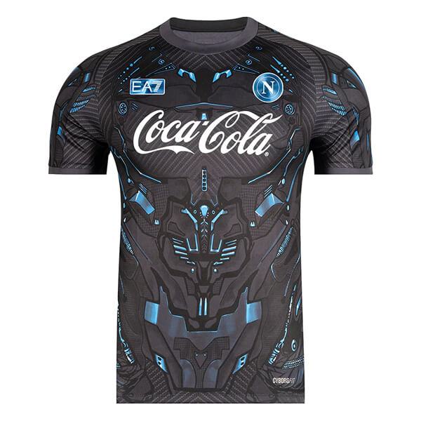 Napoli Pre Match Black Shirt 202526 - Official Replica 23214