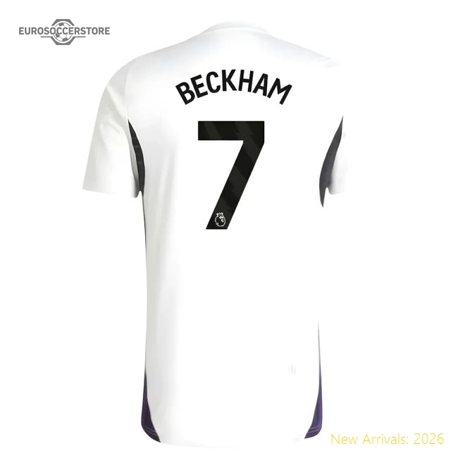 2025-2026 Man Utd Training Jersey (White) (Beckham 7)