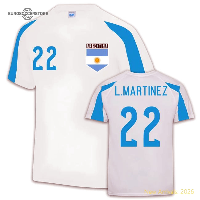 Argentina National Team Sports Training Jersey (lautaro Martinez 22)