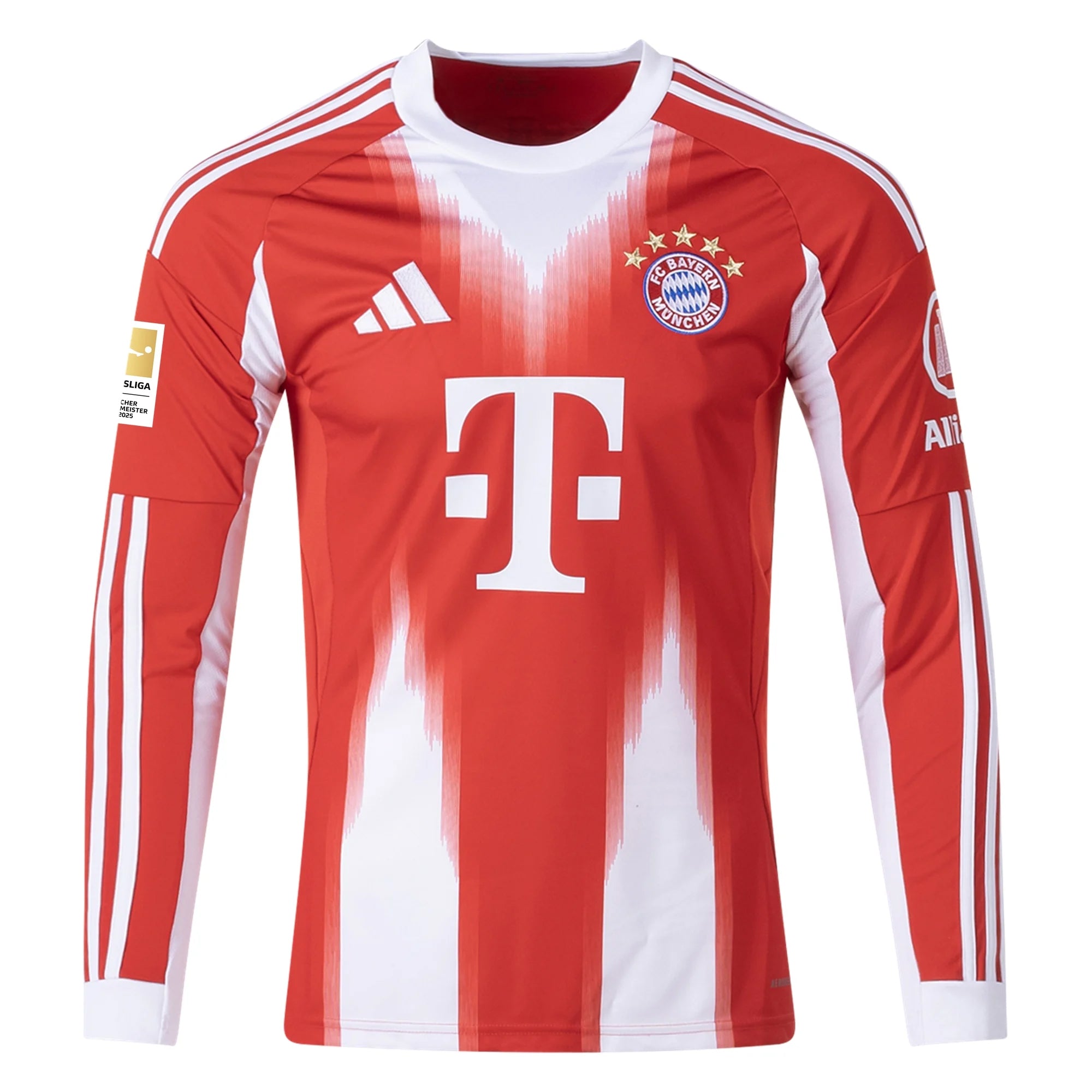 Bayern Munich Sleeve 2025-2026 Bun Home Jersey – Authentic Shirt