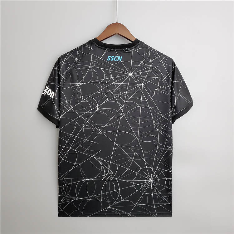 Napoli 21-22 Halloween Special Version Black Soccer Jersey Football