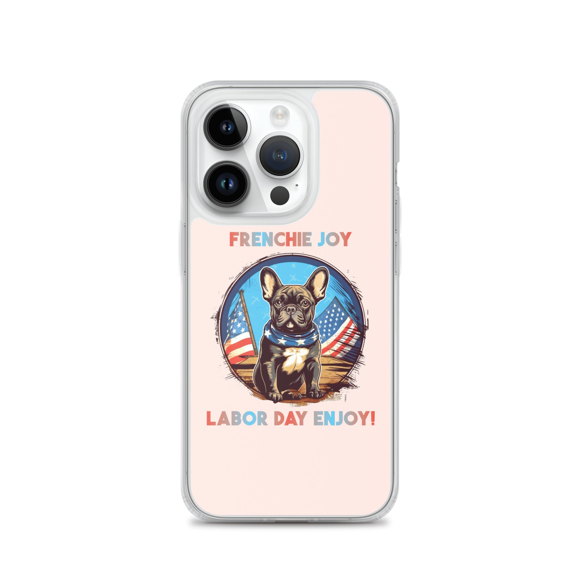 Cozy Frenchie Joy - Clear Case For Iphone® for French Bulldog Lovers