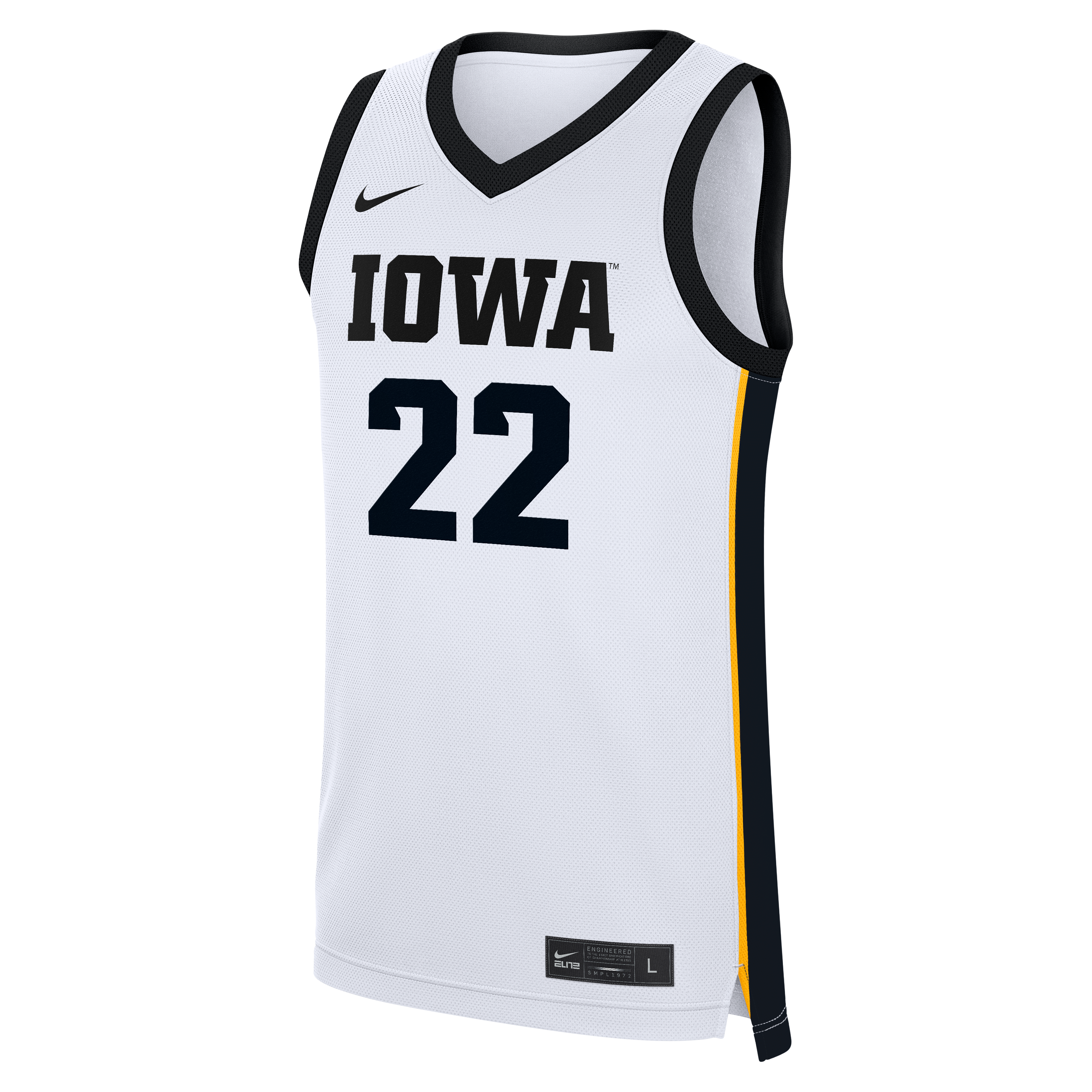 Caitlin Clark Iowa Hawkeyes Nike Home Women's Basketball Replica Jersey - White