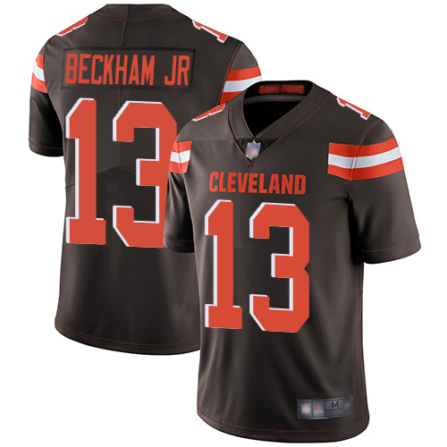 NFL C B Browns #13 Odell Beckham Brown Limited Jersey --v8