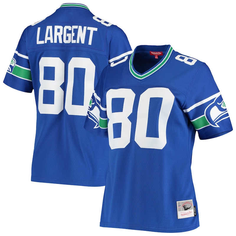 None Steve Largent All-Pro SEA Seahawks Premium Jersey for NFL Fans