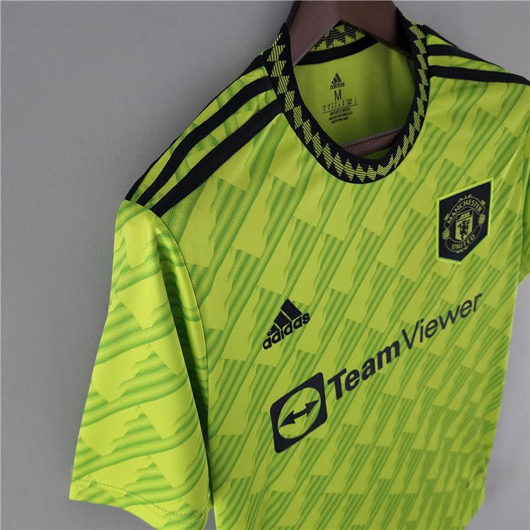 High Performance Man Utd Manchester United 2223 Third Kit Green