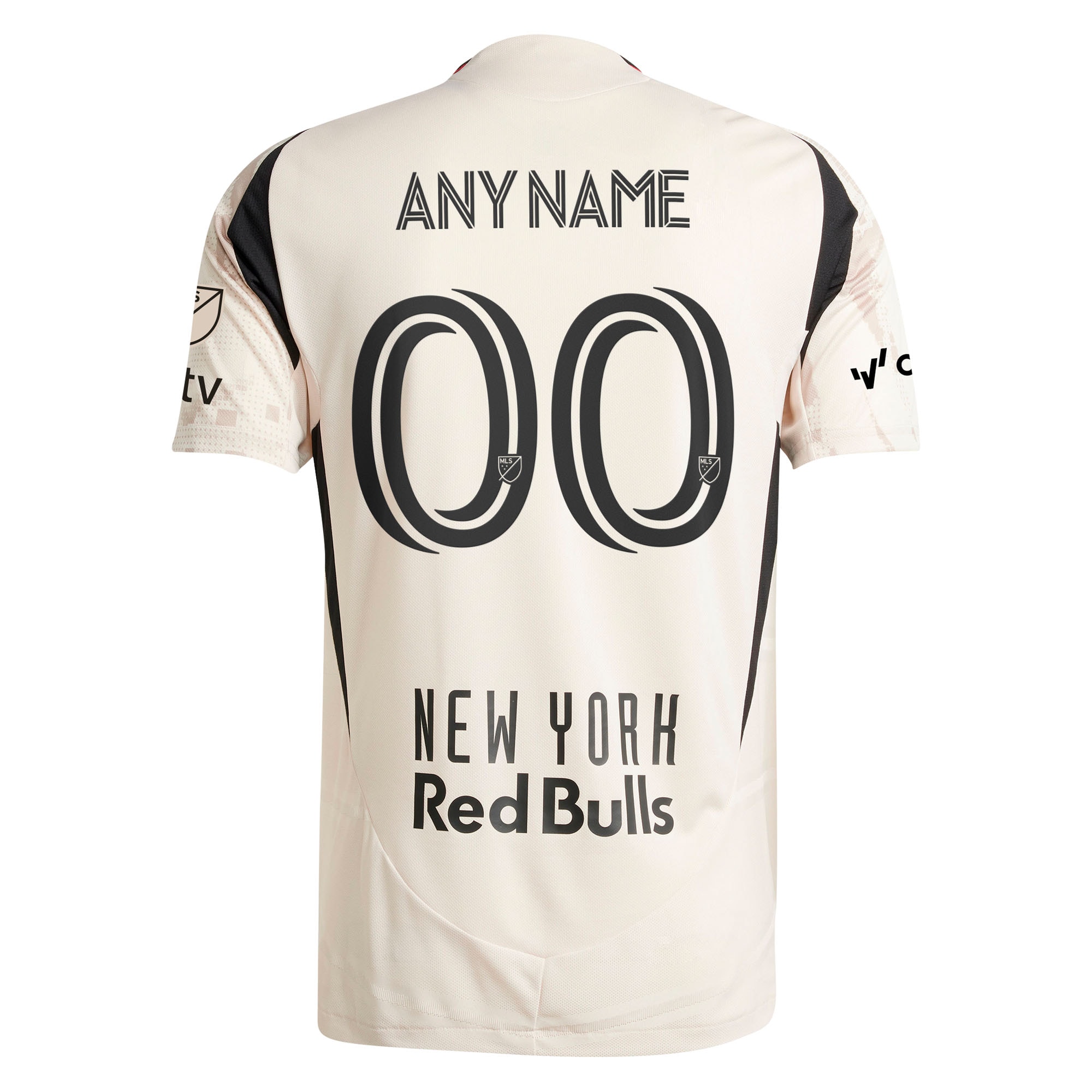 [SJH] New York Red Bulls 2025 Stone Kit Authentic Custom Jersey - Tan