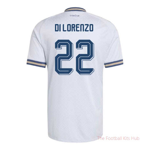 2026-2027 Italy Authentic Away Shirt (Di Lorenzo 22)