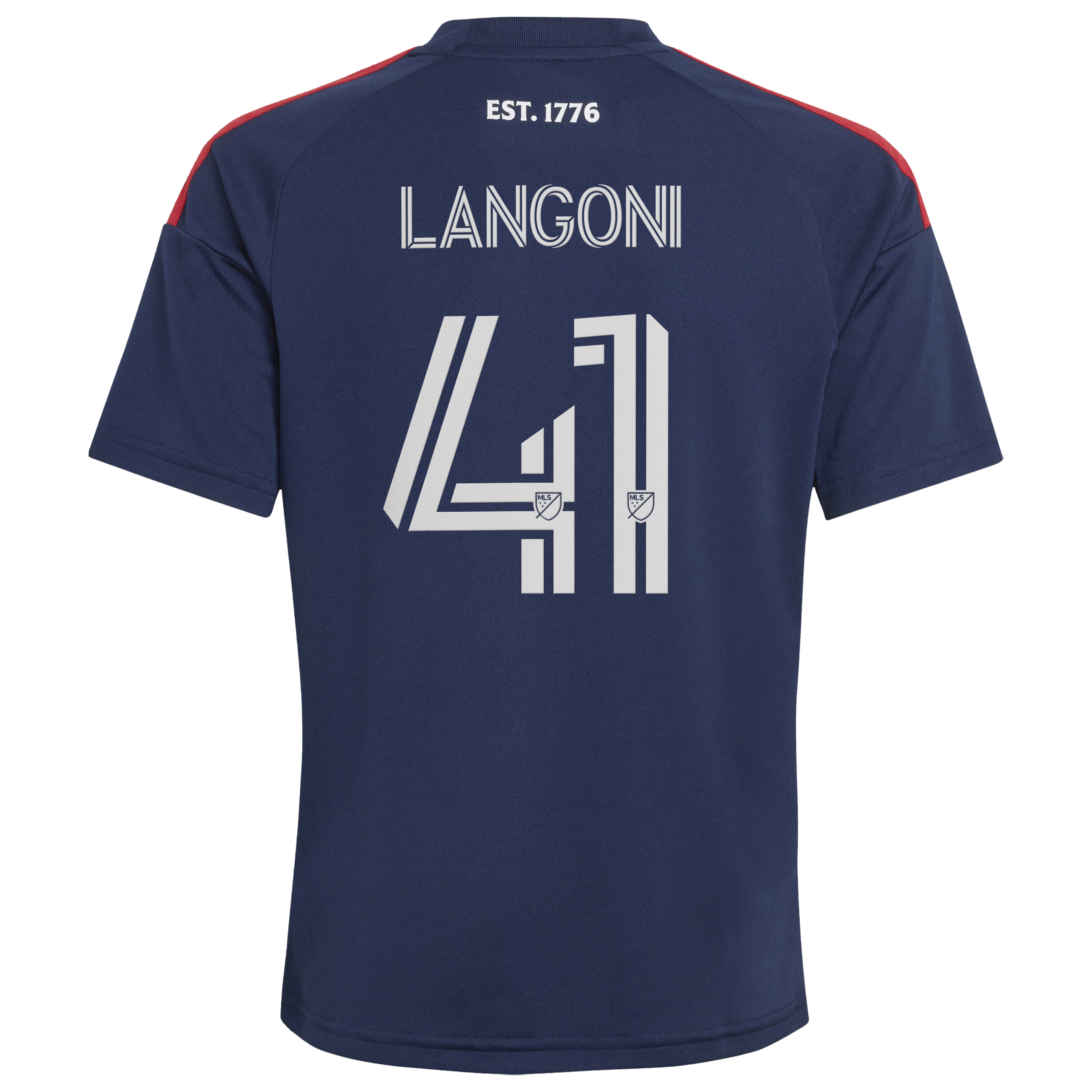 [SD] Luca Langoni New England Revolution Youth 2026 Independence Day Replica Jersey - Blue