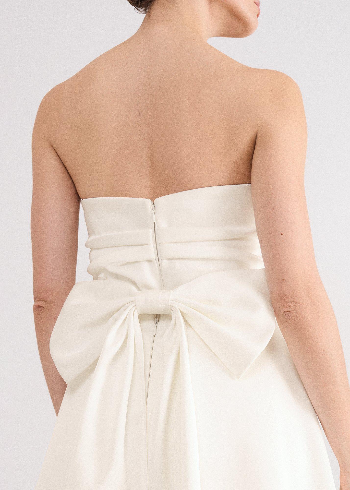 Meredith Satin Wedding Dress