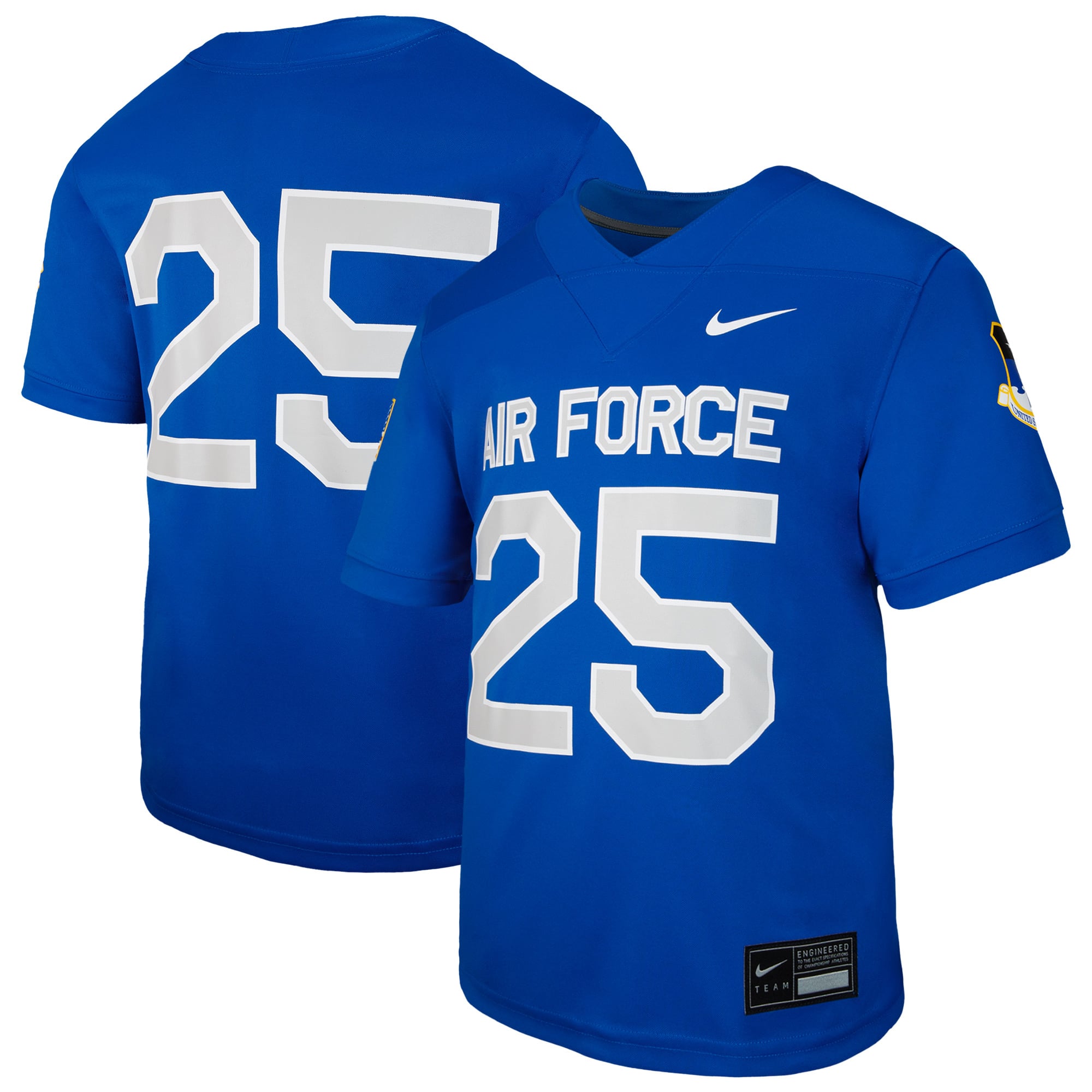 #25 Air Force Falcons Nike Youth Untouchable Replica Game Jersey - Royal