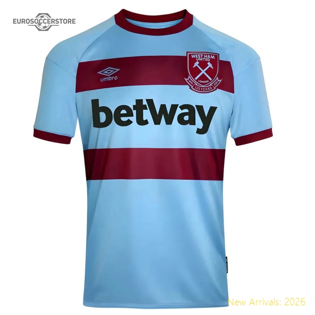 West Ham 2020 Away Jersey Shirt Football Fan Apparel