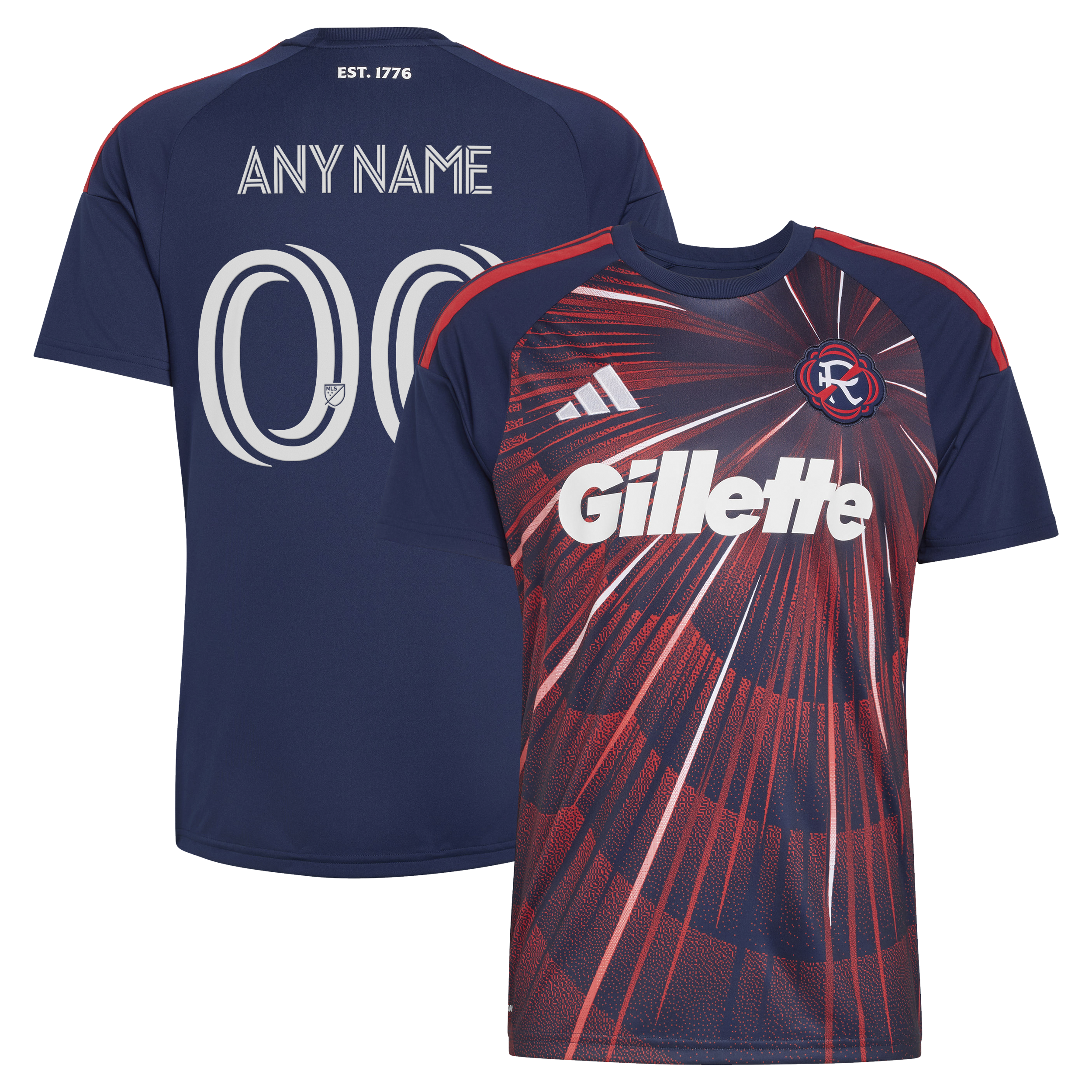 [ESK] New England Revolution 2026 Independence Day Replica Custom Jersey - Blue