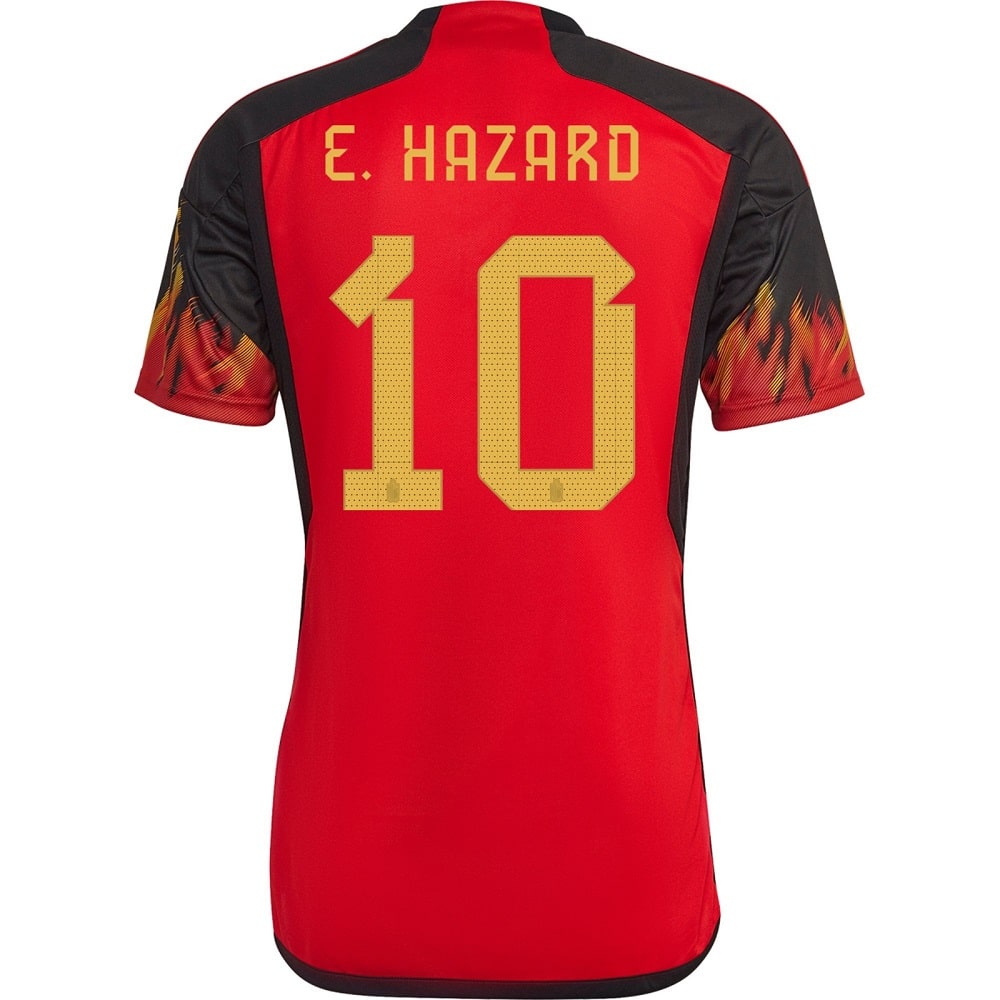 BELGIUM HOME JERSEY WORLD CUP 2022 E.HAZARD
