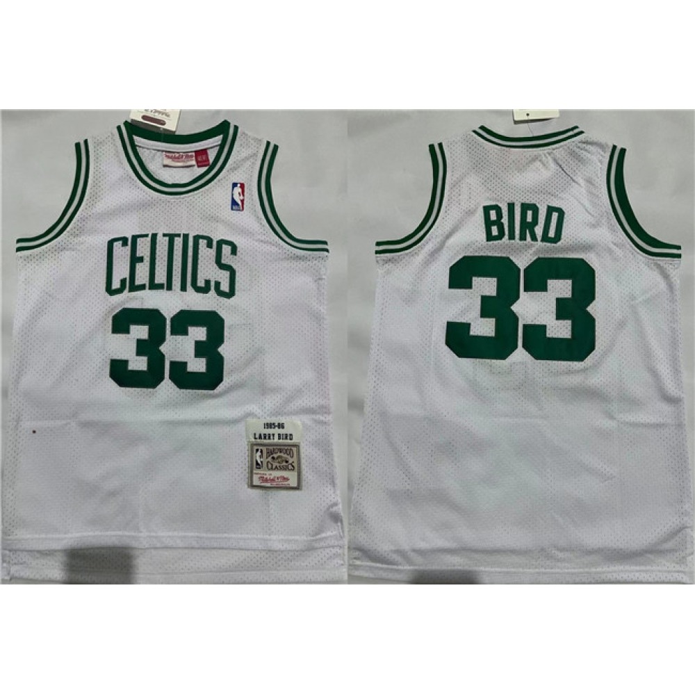 High-Quality Boston Celtics 33 White Jersey - Basketball Fan Gear