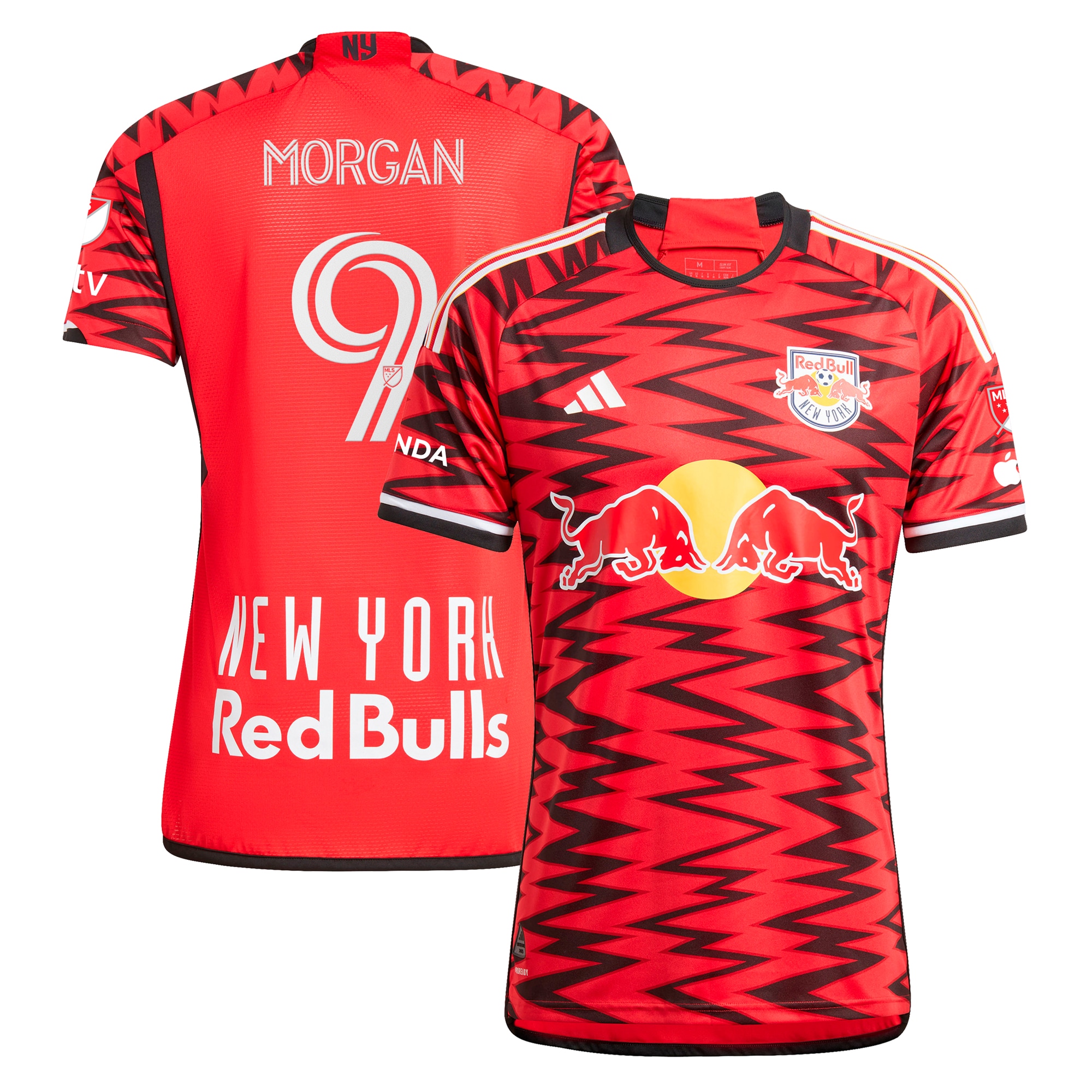 [SJH] Lewis Morgan New York Red Bulls 2024 Legacy Authentic Player Jersey - Red