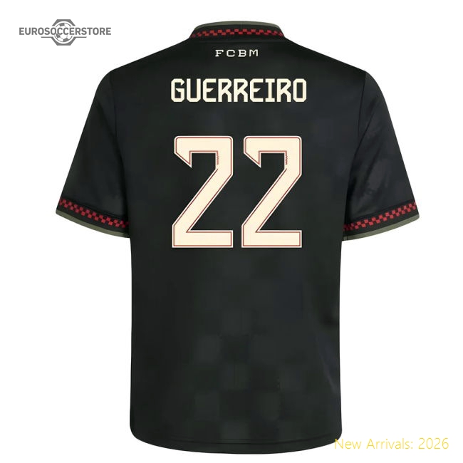 Trending 2025-2026 Bayern Munich Third Shirt (Kids) (Guerreiro 22)