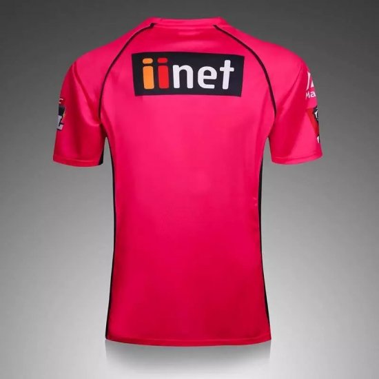 Moisture Wicking Sydney 6ers Cricket Red 2017 Rugby Jersey Shirt