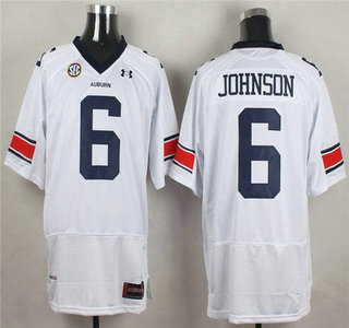 Men's None #6 Jeremy Johnson White 2024 official licensed alternate