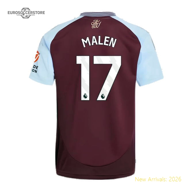 Premium 2024-2025 Aston Villa Home Shirt (malen 17) - Premium Quality