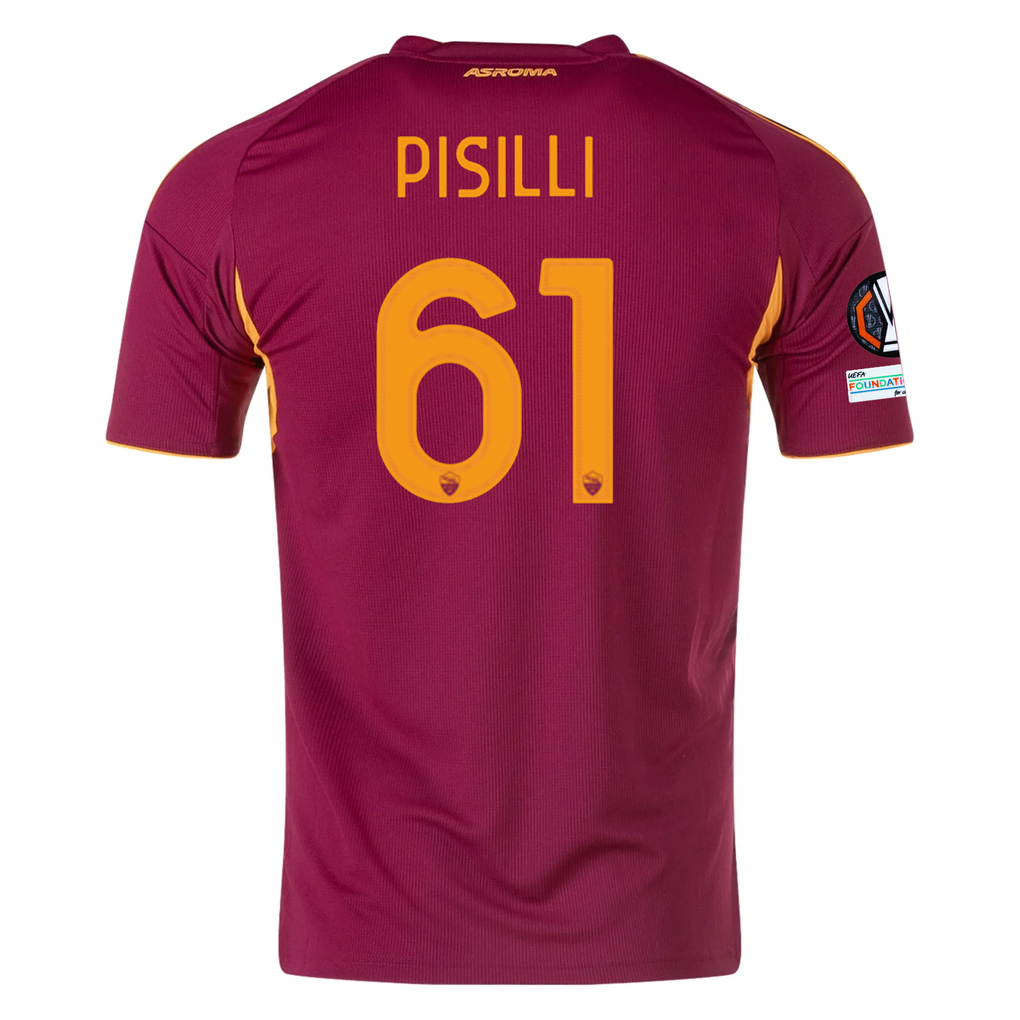 AS Roma Niccol 2025-2026 UEL Home Jersey – Authentic Shirt