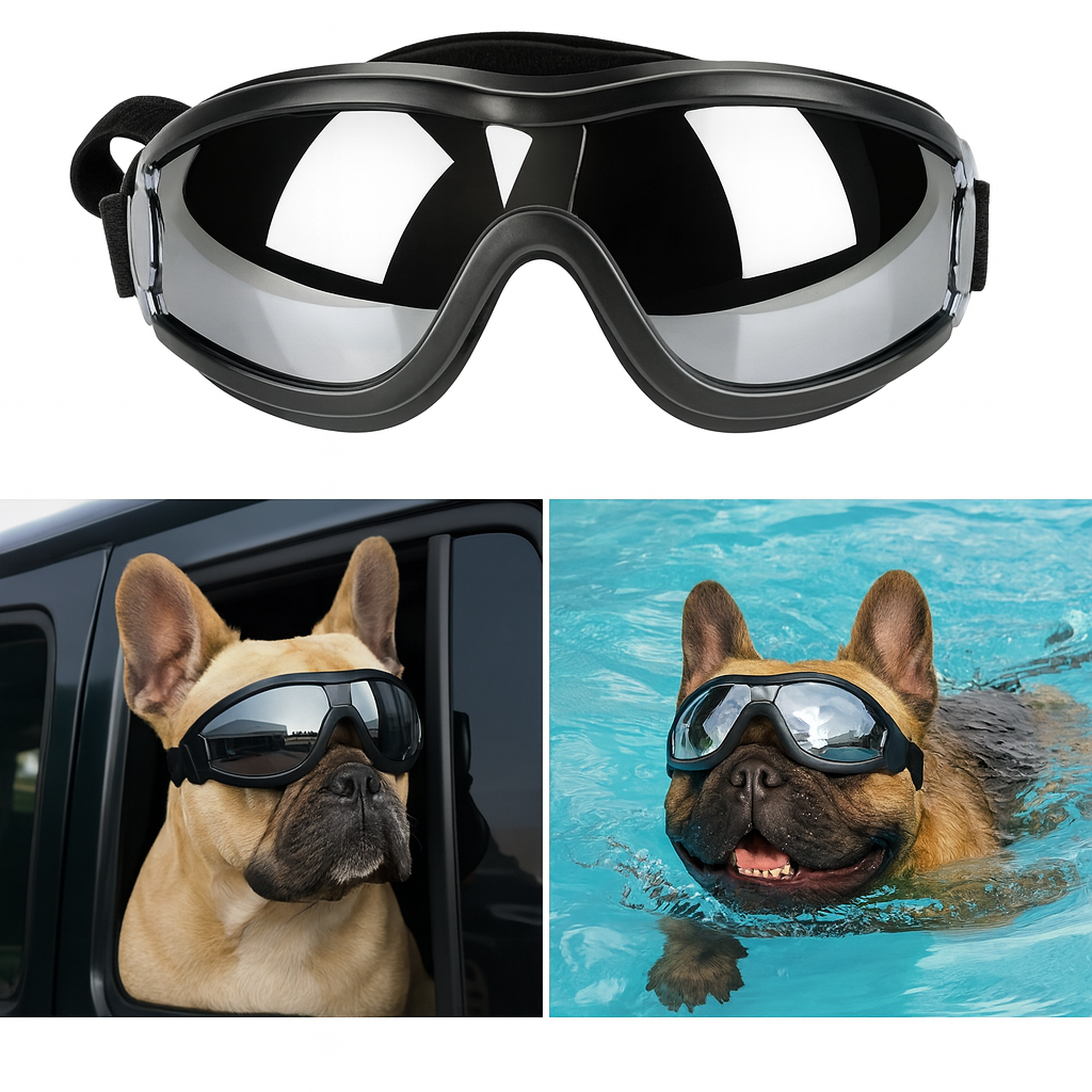 Premium Pawvue French Bulldog Goggles – Windproof Uv Protection Dog S...