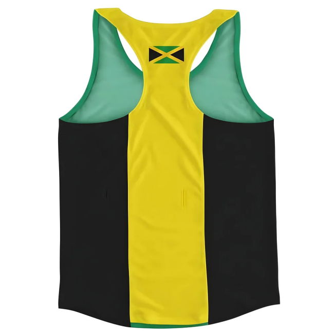 Aero-Dynamic Climate-Control Jamaica Flag Running Vest