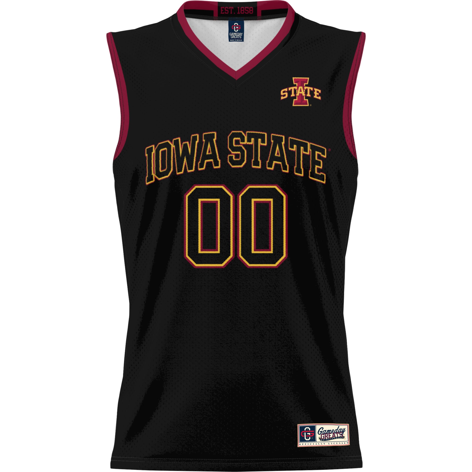 [DDG] Iowa State Cyclones GameDay Greats Youth NIL Pick-A-Player Lightweight Women's Basketball Jersey - Black